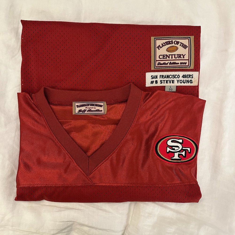 Steve Young #8 49ers Jersey, Men's Large